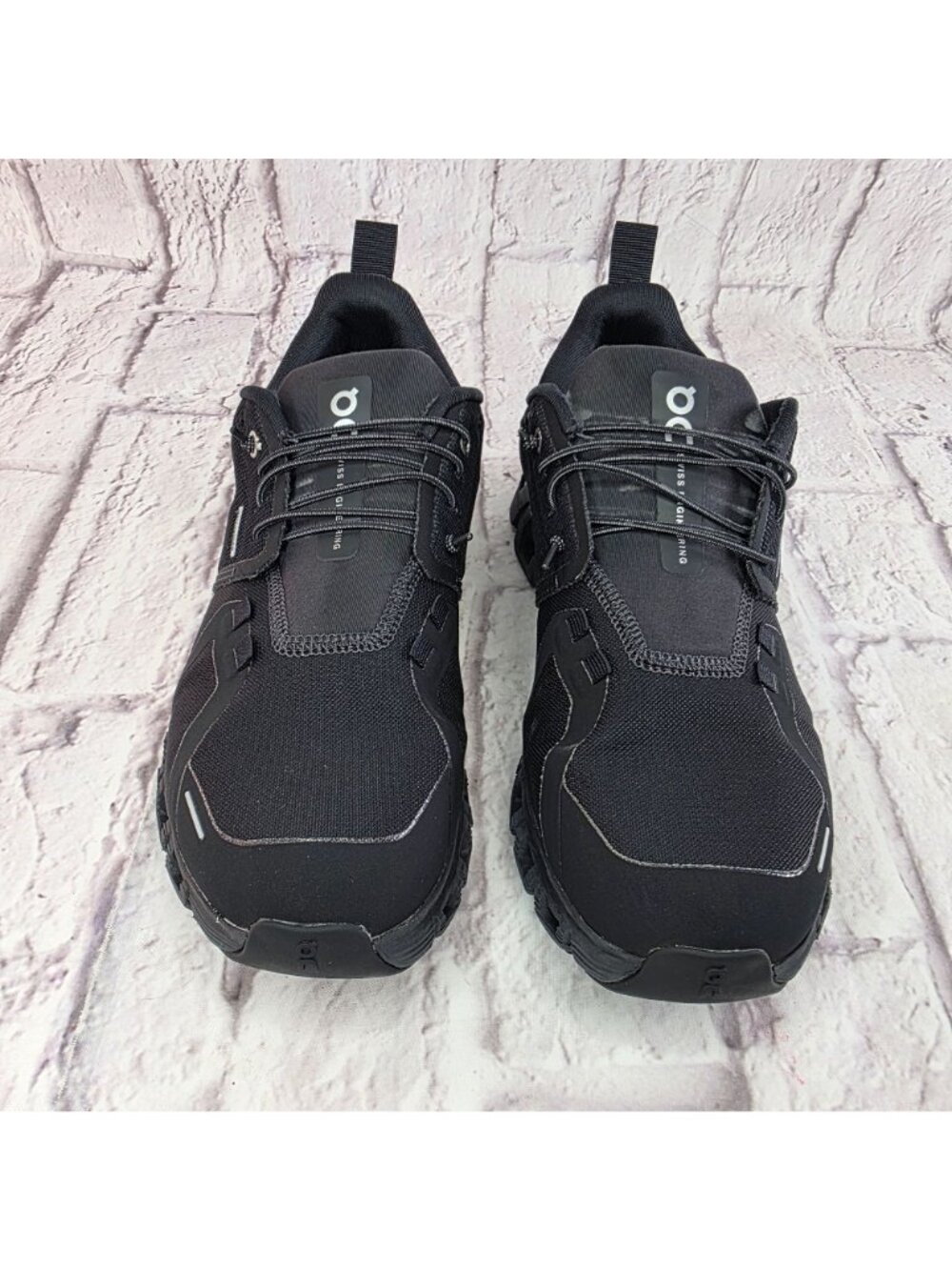 On Cloud 6 Waterproof Running Shoes Womens Size 9.5 Black 3WF10051043 - Picture 4 of 12